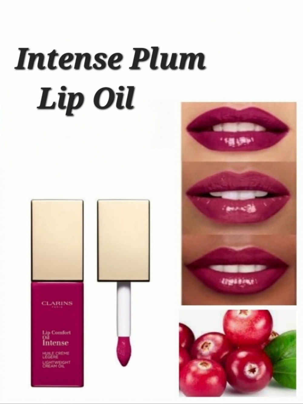 🌺Clarins Lip Comfort Oil Intense Plum